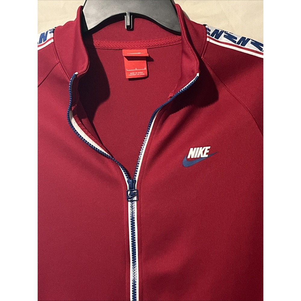 Nike Track Suit Jacket Full Zip Great Design Size LG - Picture 2 of 10